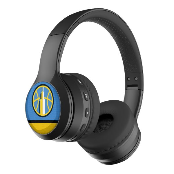 Chicago Sky Stripe Wireless Over-Ear BT Headphones With Case For Sale