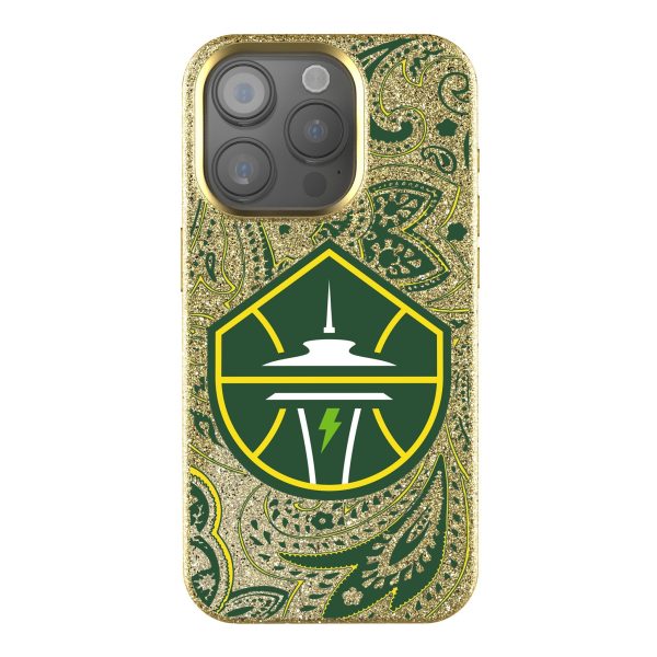 Seattle Storm Paisley Bling Phone Case For Sale