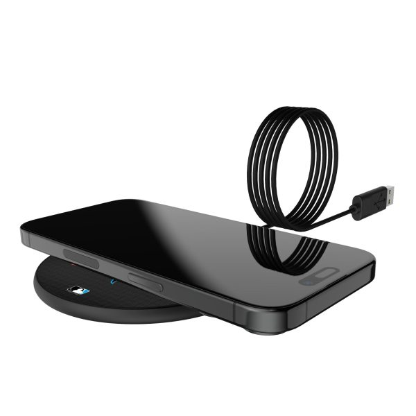 Miami Marlins Linen 15-Watt Wireless Charger Supply - Image 5