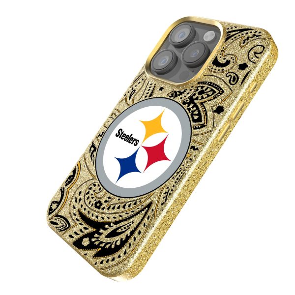 Pittsburgh Steelers Paisley Bling Phone Case Sale - Image 2