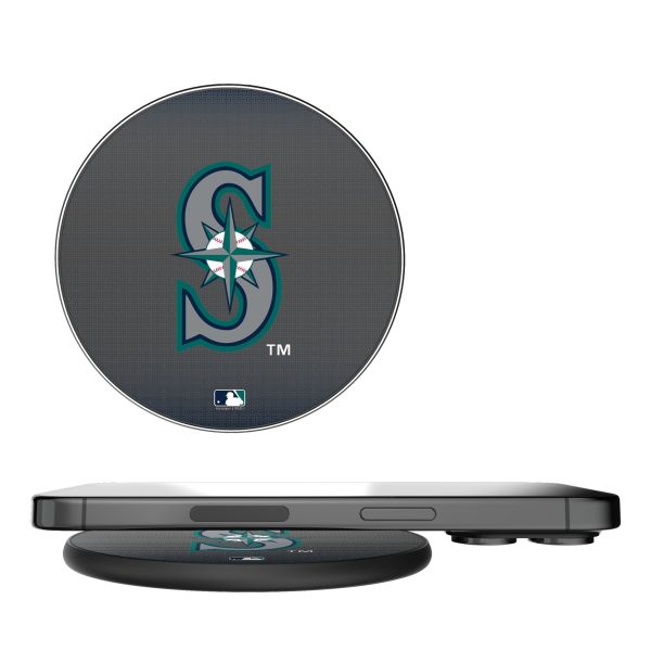 Seattle Mariners Linen 15-Watt Wireless Charger Fashion