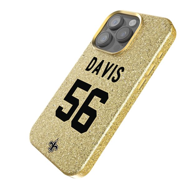Demario Davis New Orleans Saints 56 Ready Bling Phone Case Supply - Image 2