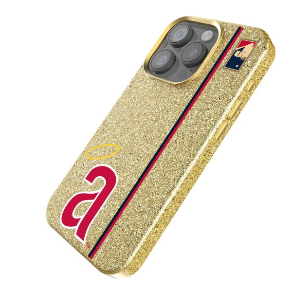 LA Angels 1971 - Cooperstown Collection Sidebar Bling Phone Case on Sale - Image 2