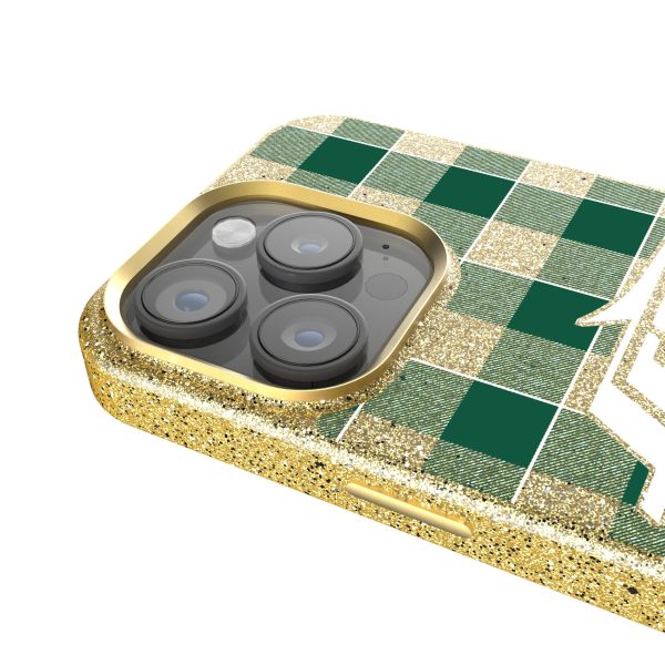 New York Jets Plaid Bling Phone Case Online - Image 4