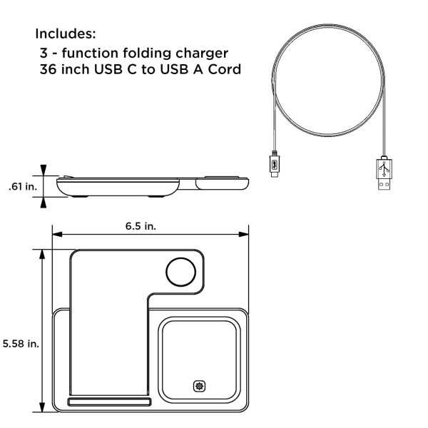 Minnesota Twins Linen 3 in 1 Charging Station Online now - Image 4