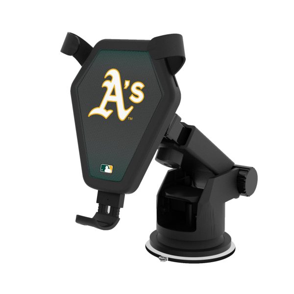 Oakland Athletics Linen Wireless Car Charger Hot on Sale