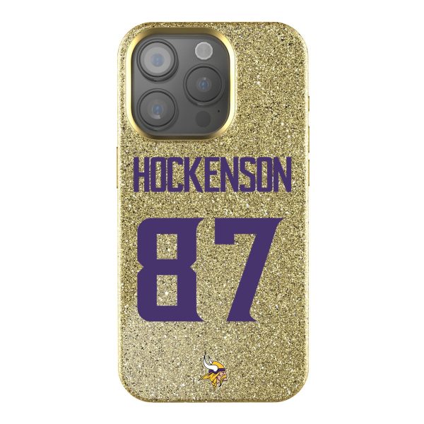T.J. Hockenson Minnesota Vikings 87 Ready Bling Phone Case Discount