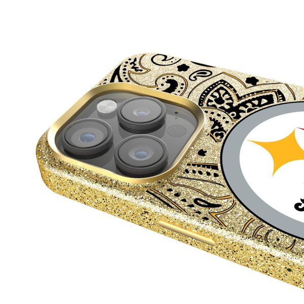 Pittsburgh Steelers Paisley Bling Phone Case Sale - Image 4