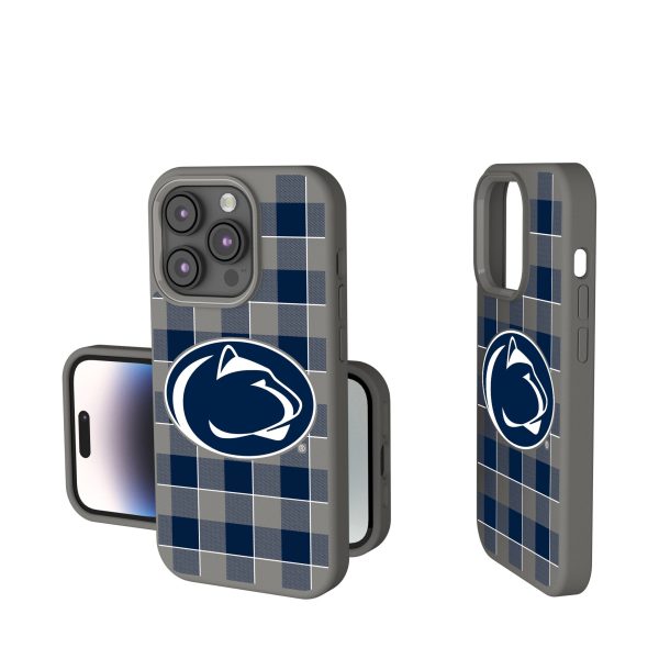 Pennsylvania State University Nittany Lions Plaid Soft Touch Phone Case Online Sale