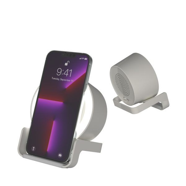 Cleveland Guardians Linen Night Light Charger and Bluetooth Speaker For Sale - Image 2