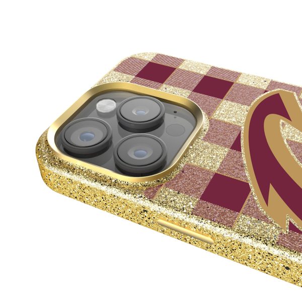Cleveland Cavaliers Plaid Bling Phone Case Online - Image 4