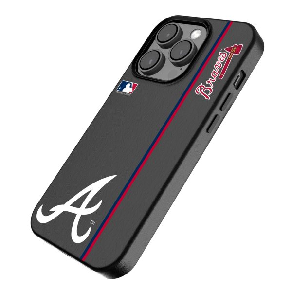 Atlanta Braves Sidebar MagSafe Compatible Phone Case for Apple iPhone Discount - Image 2