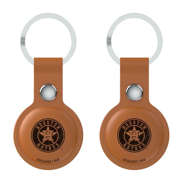 Houston Astros Burn Brown Airtag Holder 2-Pack on Sale - Image 2