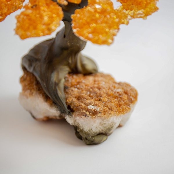 Medium - Genuine Citrine Clustered Gemstone Tree on Citrine Matrix (The Calming Tree) Supply - Image 3
