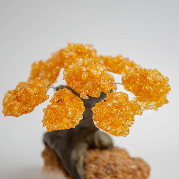 Medium - Genuine Citrine Clustered Gemstone Tree on Citrine Matrix (The Calming Tree) Supply - Image 2