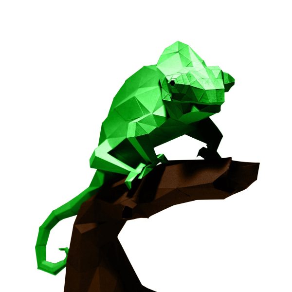 Chameleon 3D Papercraft Model For Sale - Image 3