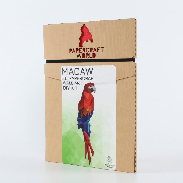 Macaw 3D Papercraft Wall Art Online Sale - Image 4