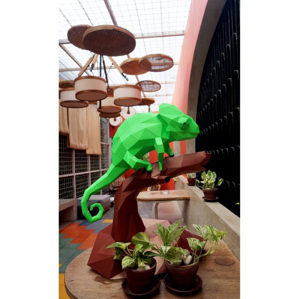 Chameleon 3D Papercraft Model For Sale - Image 2
